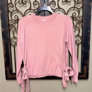 J.O.A. Mauve Sweater with Side Ties